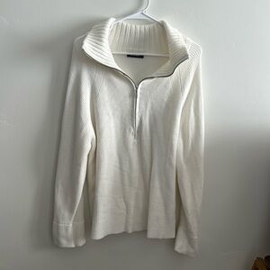 Oversized half zip